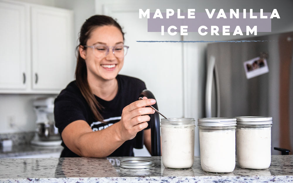 Maple Vanilla Ice Cream